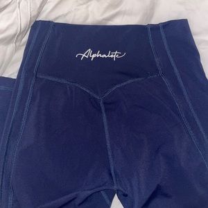 XS Alphalete Pulse Kinetic Leggings Navy